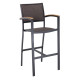 Florida Seating BAL-5625 St. Augustine Collection Outdoor Barstool with Arms