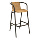 Florida Seating BW-51 Key West Collection Outdoor Barstool with Arms