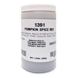 Gold Medal 1391 Pumpkin Spice Dry Mix Ready-to-use Flavoring Concentrate 1.25lb Jar