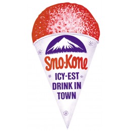 Gold Medal 1999 Sno-Kone Cup Shaped Poster