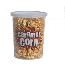 Gold Medal 2135 Caramel Corn 5oz Containers w/Lids 500/CS