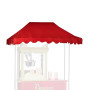 Gold Medal 2144 Awning with Frame & Poles for Gay 90s Whiz Bang Wagon