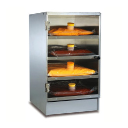 Gold Medal 2264 Bag Cheese Pre-Warmer Heated Shelves Holds 4 Boxes