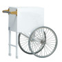 Gold Medal 2659CW Popcorn Cart for 6oz & 8oz Poppers White