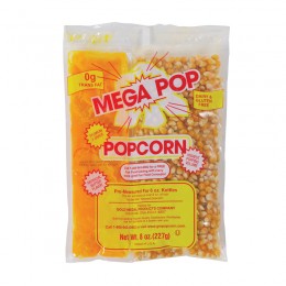 Gold Medal 2836 Mega 6oz Popcorn Corn, Coconut Oil Blend, Salt Kits 36/CS
