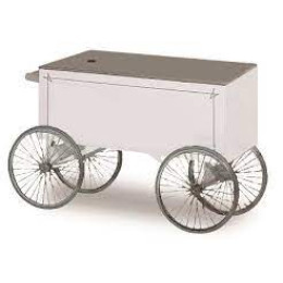 Gold Medal 2936W Mobile Shave Ice Wagon White 36