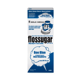 Gold Medal 3201 Flossugar 6 - 1/2 Gallon Cartons Boo Blue