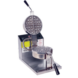 Gold Medal 5021E Round Belgian Waffle Baker with Electronic Control 120V