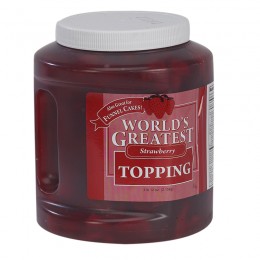 Gold Medal 5140 Worlds Greatest 66oz Topping Strawberry 3/CS