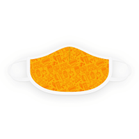 Gold Medal 6666 Orange & Yellow Fun Foods Face Covering