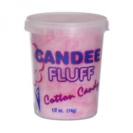 Gold Medal 3020 Small .5oz Candee Fluff Containers w/ Lids 500/CS