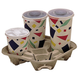 Gold Medal 5201 Keyes Molded Carry-Out Trays 210/CS