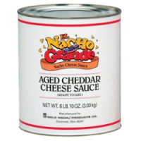 Gold Medal El Nacho Grande Aged Cheddar 6-10lb Cans/CS 