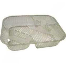 Gold Medal 5254 3-Compartment Nacho Tray 500/CS