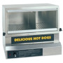 Gold Medal 8151 Large Hot Dog Steamer w/ Glass Door