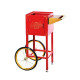Great Northern 83-DT5627 Popcorn Machine w/Cart Red 8oz
