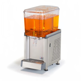 Crathco CS-1D-16-292 Single Standard 4.75 Gallon Bowl Premix Cold Beverage Dispenser with Polycarbonate Locking Lid