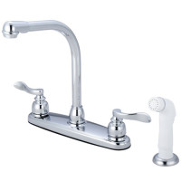 Kingston Brass KB8751NFL Double Handle Centerset High-Arch Faucet