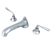 Kingston Brass KS4301ZL Silver Sage Two Handle Roman Tub Filler
