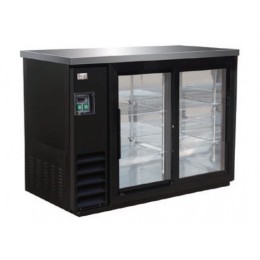 Ikon IBB61-2G-24SD Back Bar Refrigerator with Sliding Doors 61