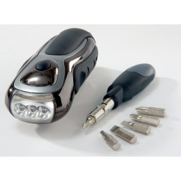 Koolatron FD10 Dynamo Tri - Led Utility Flashlight