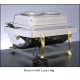 Legion F4G608B Tabletop Chafer Oblong Electric Silver Luxor Hardware 2 Gallon