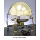 Legion A7D708B Round Built-In Electric Chafer with Rollback Cover and Traditional Legs Brass 2 Gallon