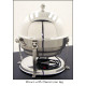 Legion A4D608B Tabletop Electric Chafer with Rollback Cover Silver Traditional Hardware 2 Gallon