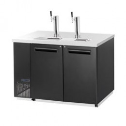 Maxx Cold MCBD60-2B Single Keg Cooler with 2 Towers and 2 Doors 60