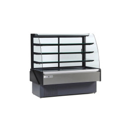 Hydra-Kool KBD-CG-40-D Forced Air Bakery Cases Curved Non-Refrigerated