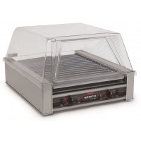 Nemco 8045SXW Wide 45 Hot Dog Roller Grill with Non Slip GripsIt