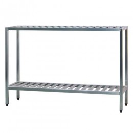 New Age 1021TB All Welded T-Bar Shelving Two Shelf 20