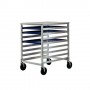 New Age 1313 Under-Counter Height Pan Rack, 3in Spacing, 8 Capacity