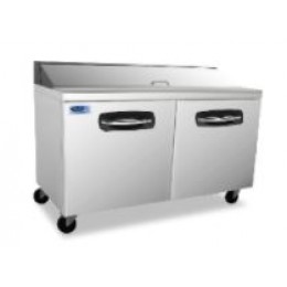 Norlake NLSP60-16 AdvantEDGE Standard Sandwich Preparation Refrigerator Units 60-3/8