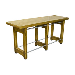 Plymold 2809636RCTS Rustic Community Table 8'L x 36