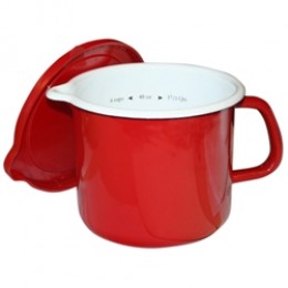 Reston Lloyd 4 in 1 Measure, Cook, Pour & Store Stock Pot - Red