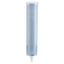 Blue Plastic Cup Dispenser - 3 to 4.5 oz. cups (3 to 5 oz. cones)