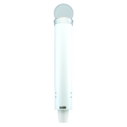 San Jamar C4160WH Small Water Cup Dispenser - Fits 3-4 1/2oz Cone-Flat Cups