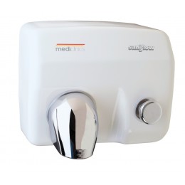 Saniflow E88 Push-Button Hand Dryer White Porcelain