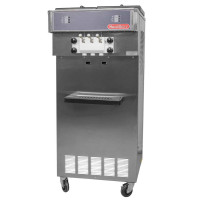 SaniServ 521 Floor Model Twist Soft Serve Ice Cream / Yogurt Machine with AccuFreeze Controls
