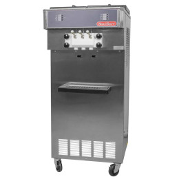 SaniServ 521 Floor Model Twist Soft Serve Ice Cream / Yogurt Machine with AccuFreeze Controls