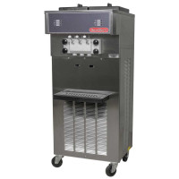 SaniServ 527 Floor Model Twist Soft Serve Ice Cream / Yogurt Machine with AccuFreeze Controls