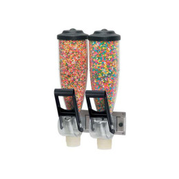 Server 86640 Dry Food Dispenser, Double 2L Hopper