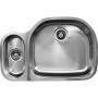 UKINOX D537.80.20.10R Under Double Bowl Stainless Steel Kitchen Sink