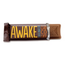 Awake Milk Chocolate Bar, 1.55 oz Each, 72 Total