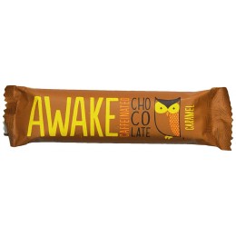 Awake Caramel Chocolate Bar, 1.55 oz Each, 72 Total