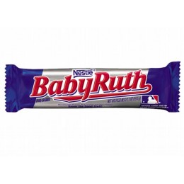 Baby Ruth Bar, 1.9oz Each, 12 Boxes of 24 Bars, 288 Total