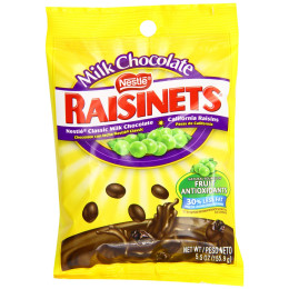 Raisinets Peg Bag, 5.5 oz Each, 12 Bags Total