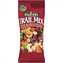 Kraft 00290000002700 Planters Trail Mix Nut and Chocolate 2 oz Each Pack, 72 Packs Total