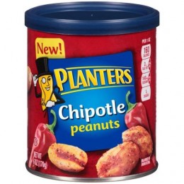Kraft 00290000126300 Planters Peanuts Chipotle RTL 6oz Each Pack, 12 Packs Total